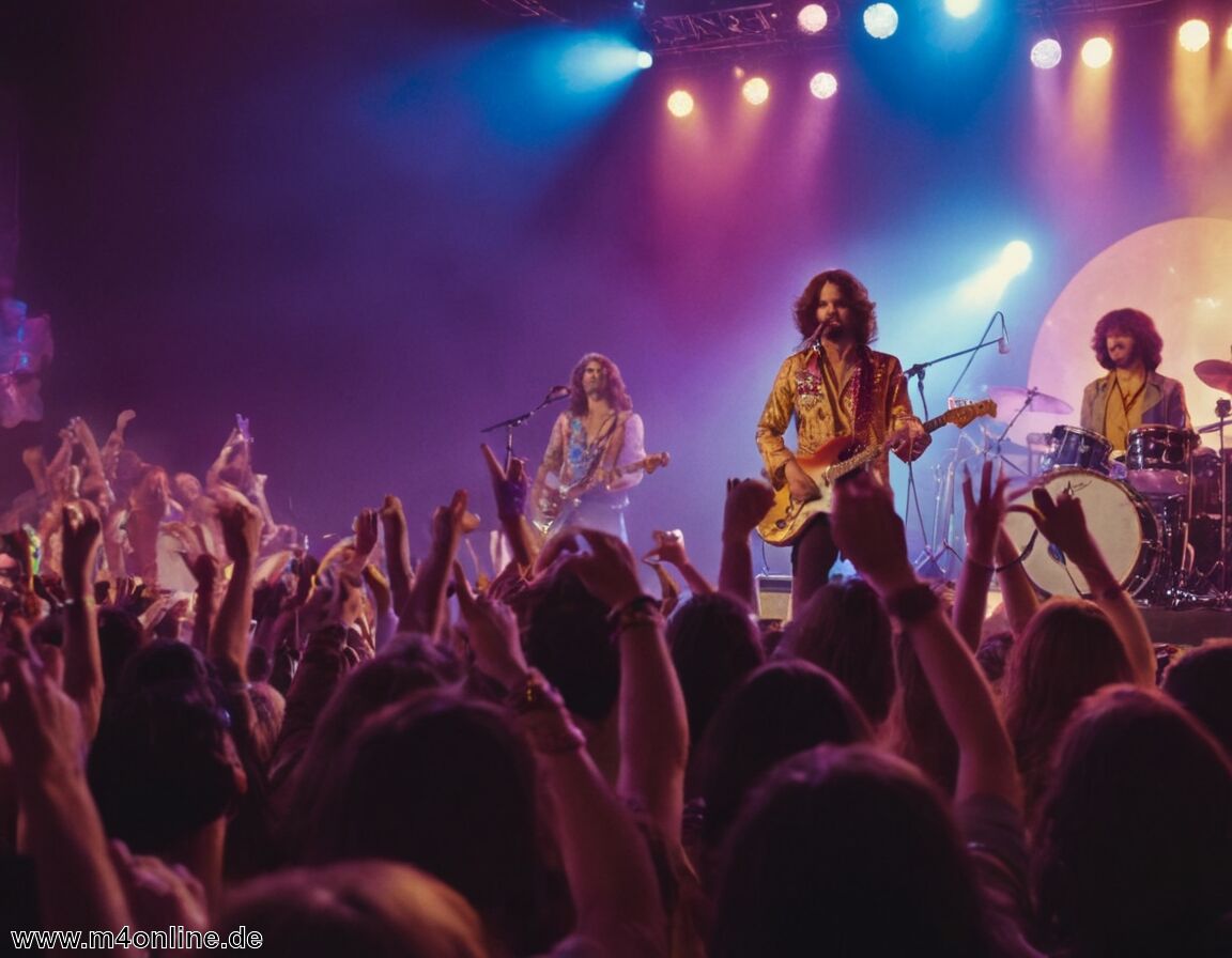 Populäre Festival-Highlights der Ära - Rock Bands 70er » Die Highlights der wilden Zeiten