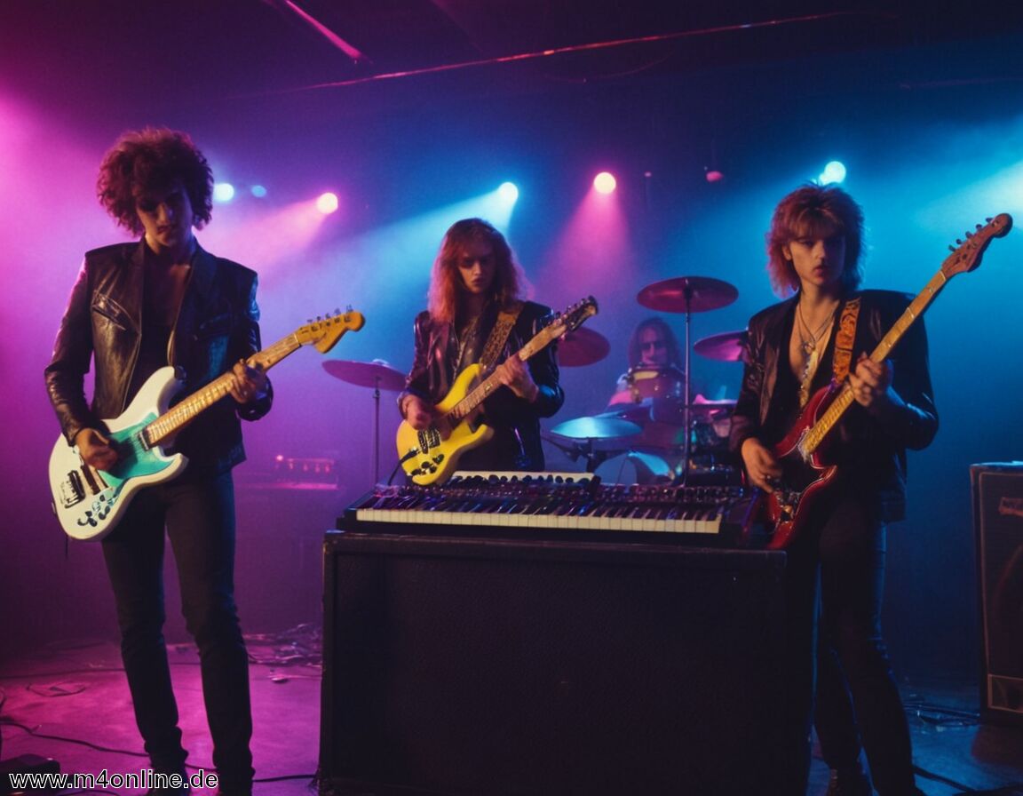 Mode und Stil der 80er Musikszene - Rock Bands 80er » Synthie-Pop und Rock im Aufstieg