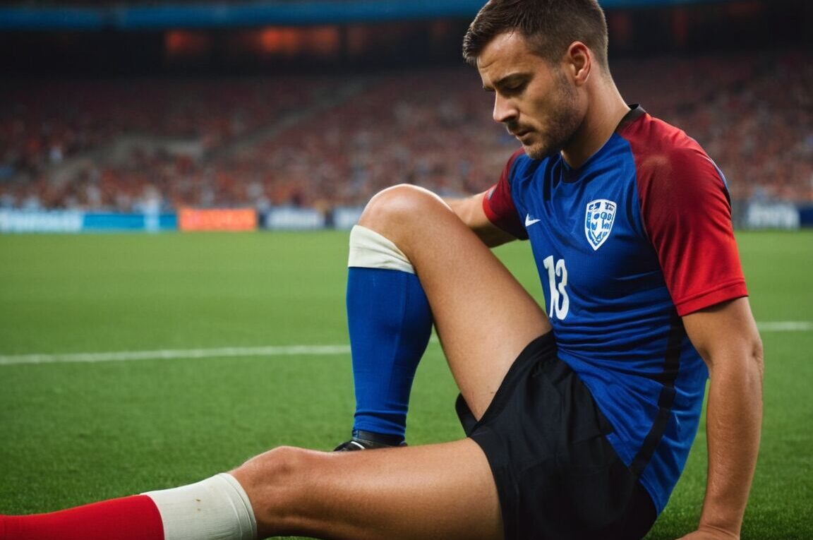 Kreuzbandriss und andere Sportverletzungen – Männer im Amateurfußball